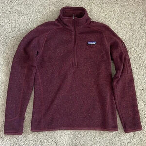 Patagonia Women's Half-Zip Sweater - Burgundy